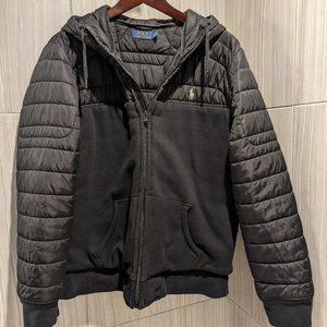 Polo Ralph Lauren Hybrid Black Puffer w/Hood